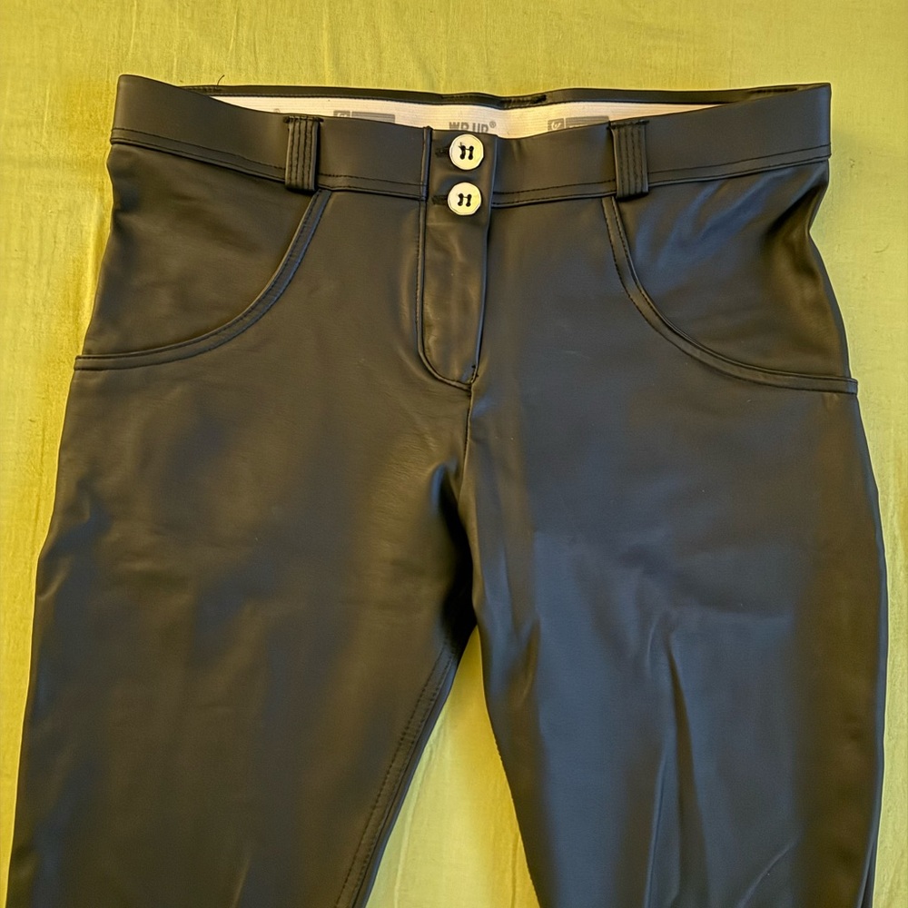 Freddy Black faux leather pants